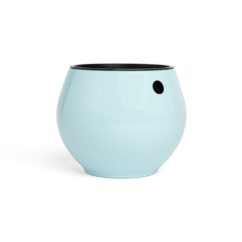 6 inch Aqua Core Self Watering Pot - Ocean Blue