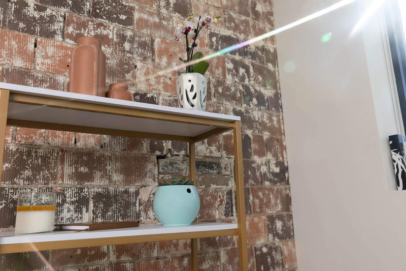 6 inch Aqua Core Self Watering Pot - Ocean Blue