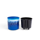 8 inch Aqua Core Self Watering Pot - Blizzard Blue