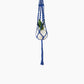 Deluxe Hand Woven Single Macrame Hanger - Midnight Blue