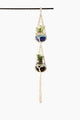 Deluxe Hand Woven Double Macrame Hanger - Linen White